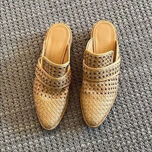 Freda Salvador Tan Woven Mules